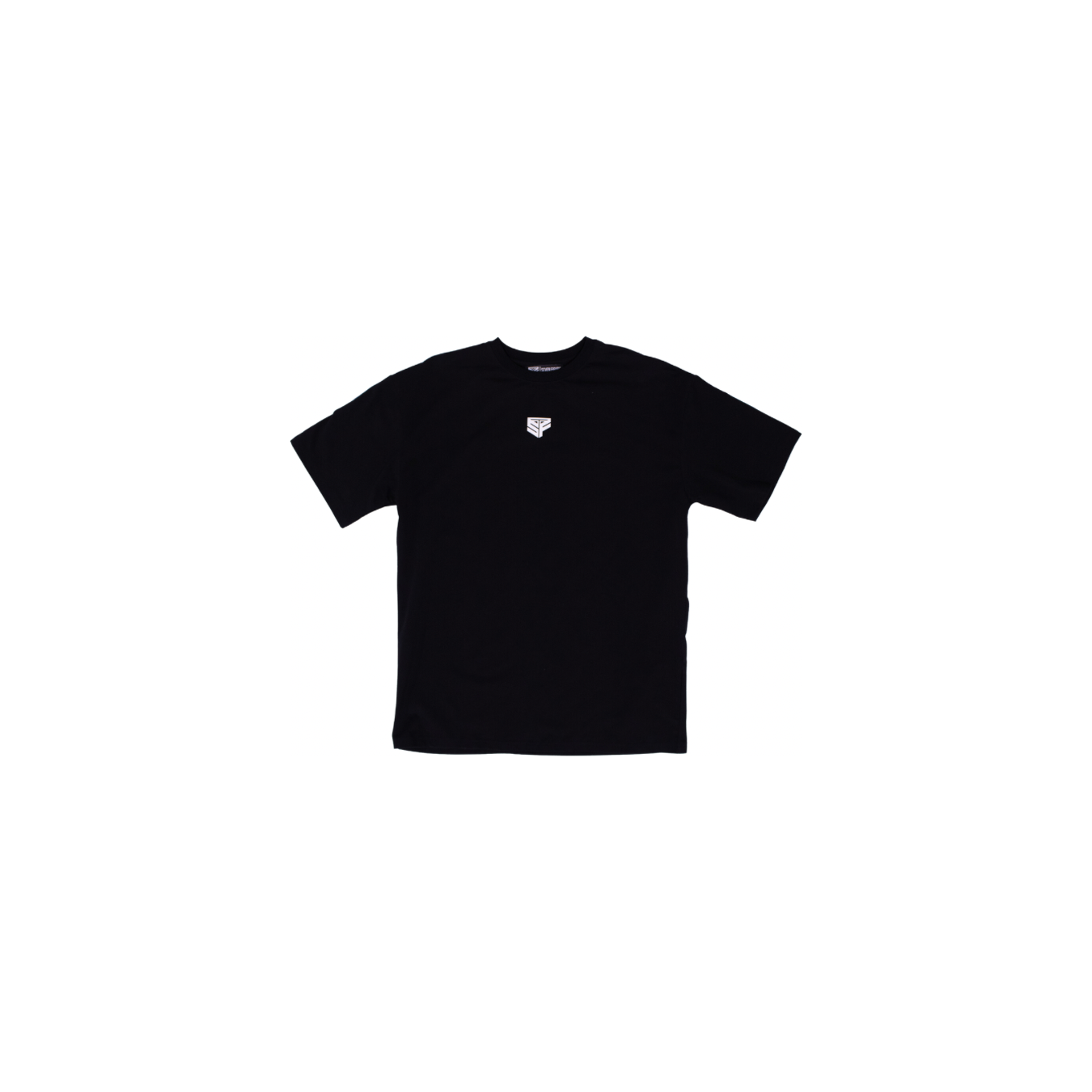 Black Oversized Signature Tee