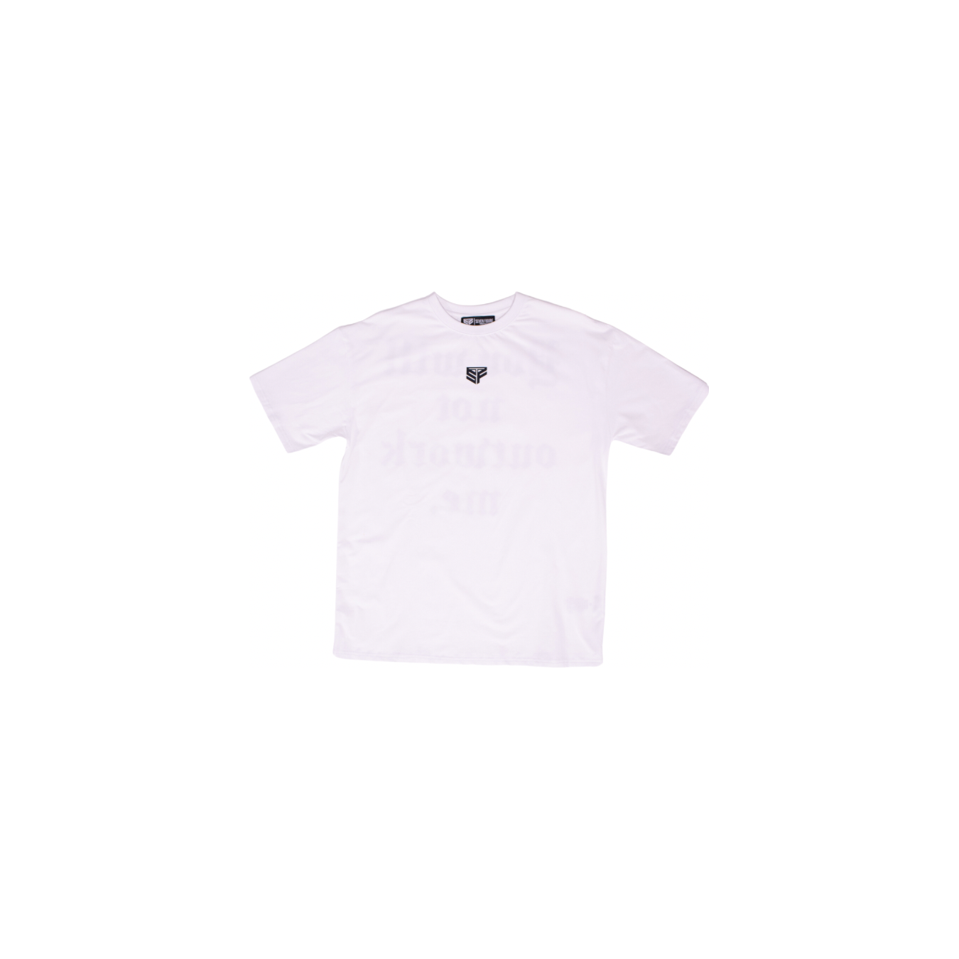 White Oversized Signature Tee