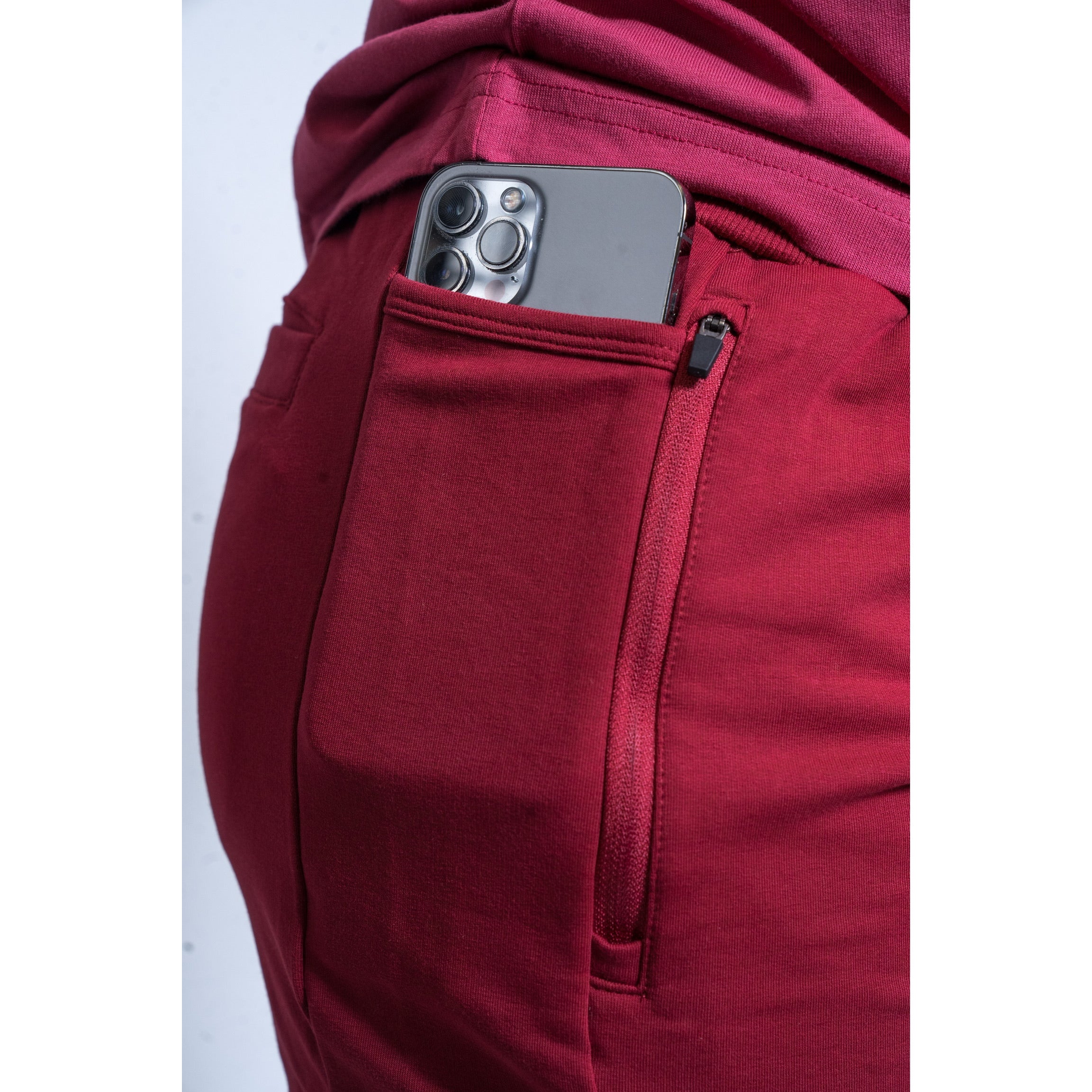 Cranberry Jogger Shorts